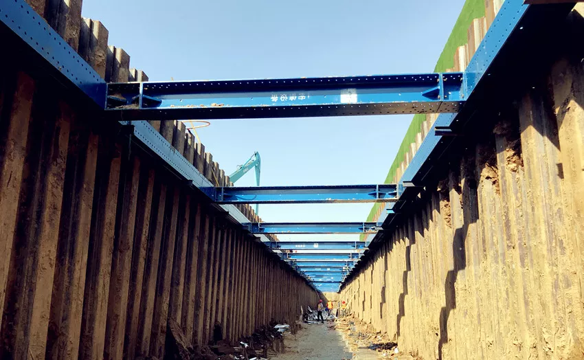 引领基坑支护最新潮流--型钢支撑!